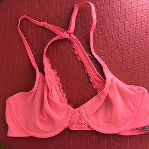 NWOT Aerie Happy Pink Racerback Bra Size 32B